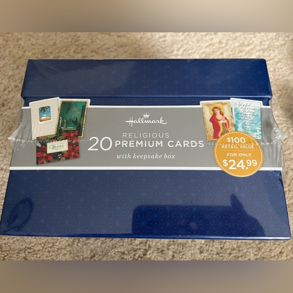 🌟 New Hallmark Religious 20 Premium Christmas Cards In Sealed Collector Box 🌟 - Picture 3 of 5